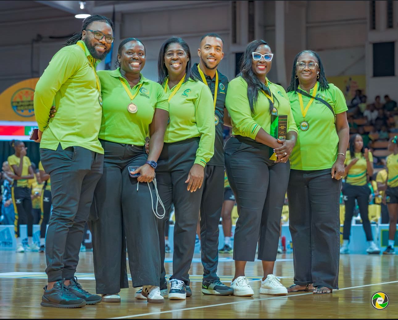 Nicole with sports medical team